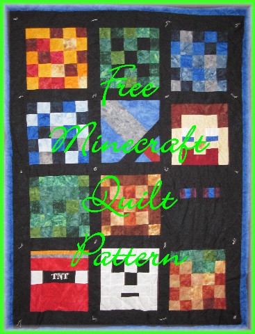 Free Minecraft Quilt Pattern