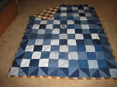 How to make a denim quilt