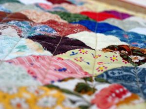 How to make a patchwork quilt.